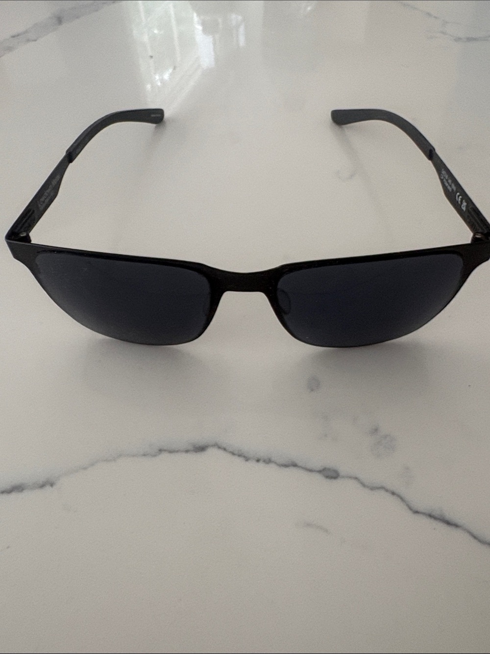 SMITH Men's Black Polarized Frameless-Style Sunglasses